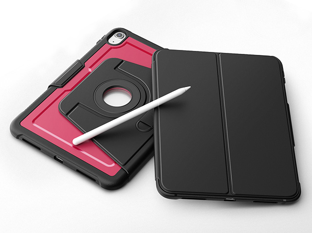 Stylish Robust Case for the iPad 10th & 11th Gen - Rose Red