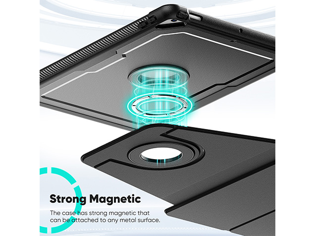 Stylish Robust Case for the iPad 10.2 (9th, 8th & 7th Gen) - Black