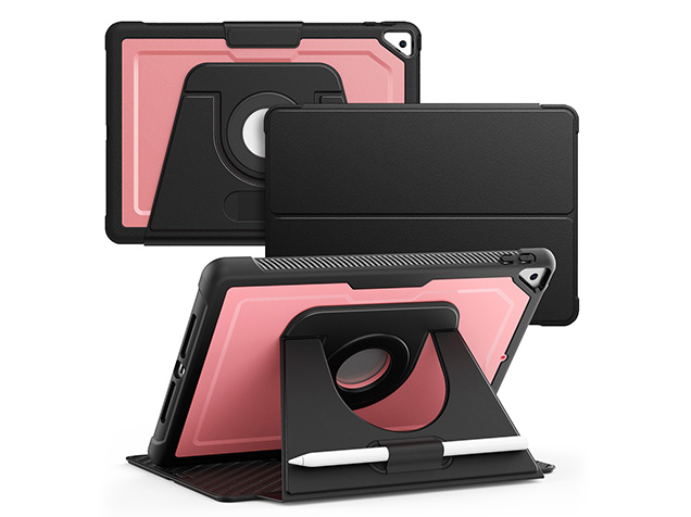 Stylish Robust Case for the iPad 10.2 (9th, 8th & 7th Gen) - Dusty Pink