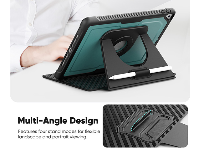 Stylish Robust Case for the iPad 10.2 (9th, 8th & 7th Gen) - Green