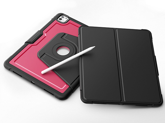 Stylish Robust Case for the iPad Pro 13 (2025 / 2024) - Rose Red