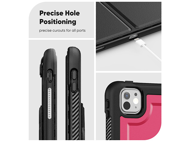 Stylish Robust Case for the iPad Pro 13 (2025 / 2024) - Rose Red