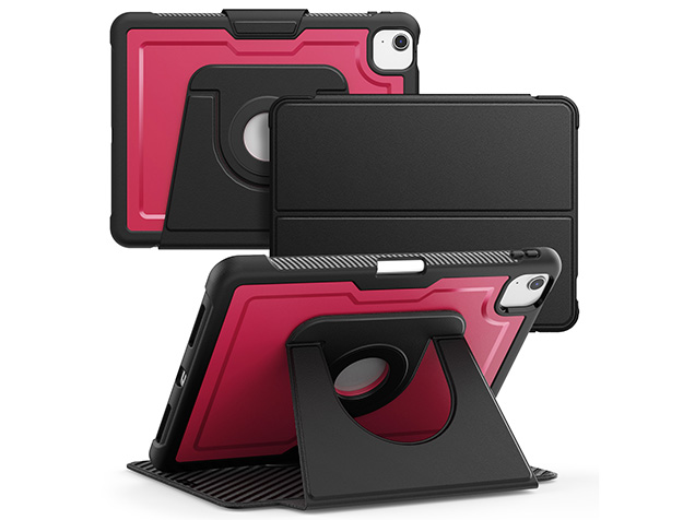 Stylish Robust Case for the iPad Air 4th & 5th Gen - Rose Red