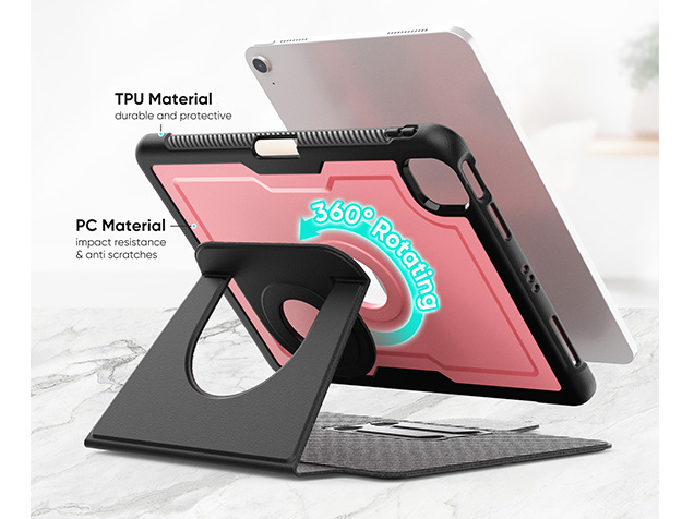 Stylish Robust Case for the iPad Pro 11 (4th, 3rd, 2nd, & 1st Gen) - Dusty Pink