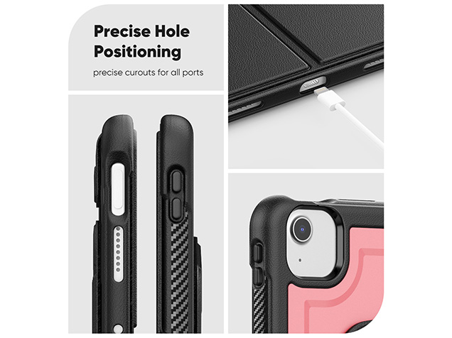 Stylish Robust Case for the iPad Pro 11 (4th, 3rd, 2nd, & 1st Gen) - Dusty Pink