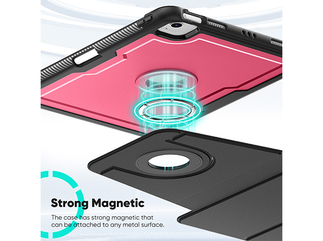 Stylish Robust Case for the iPad Pro 11 (4th, 3rd, 2nd, & 1st Gen) - Rose Red