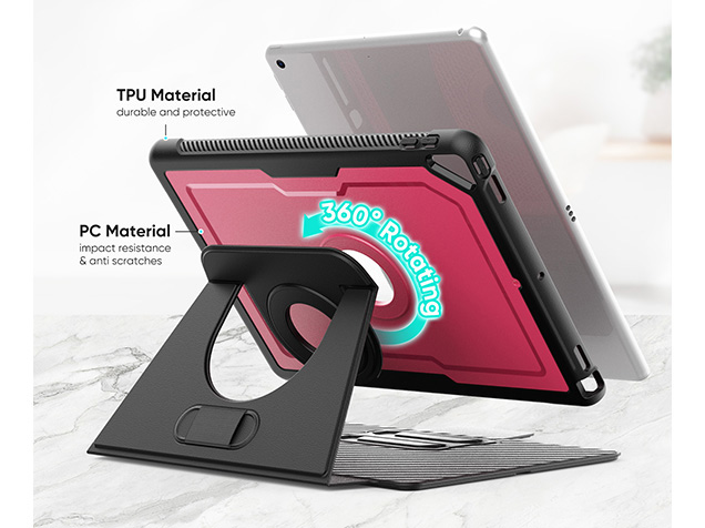 Stylish Robust Case for the iPad Pro 10.5 - Rose Red