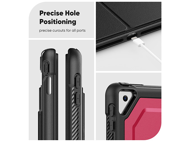 Stylish Robust Case for the iPad Pro 10.5 - Rose Red