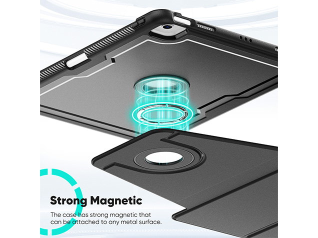 Stylish Robust Case for the iPad Pro 12.9 (6th, 5th, 4th & 3rd Gen) - Black