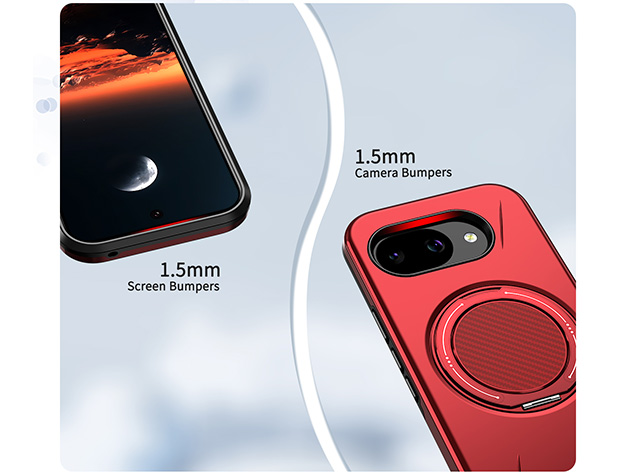 Impact Case with Ring for Google Pixel 10a - Red
