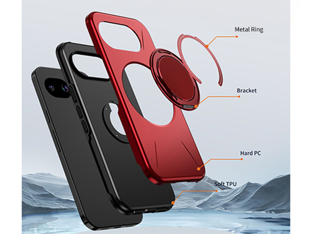 Impact Case with Ring for Google Pixel 10a - Red