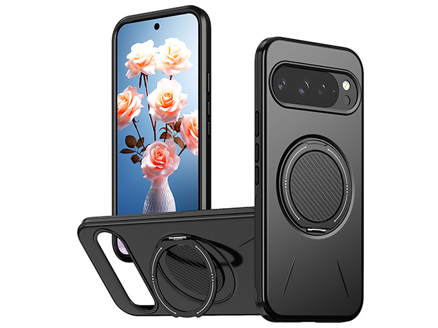 Impact Case with Ring for Google Pixel 10 Pro XL - Black Impact Case