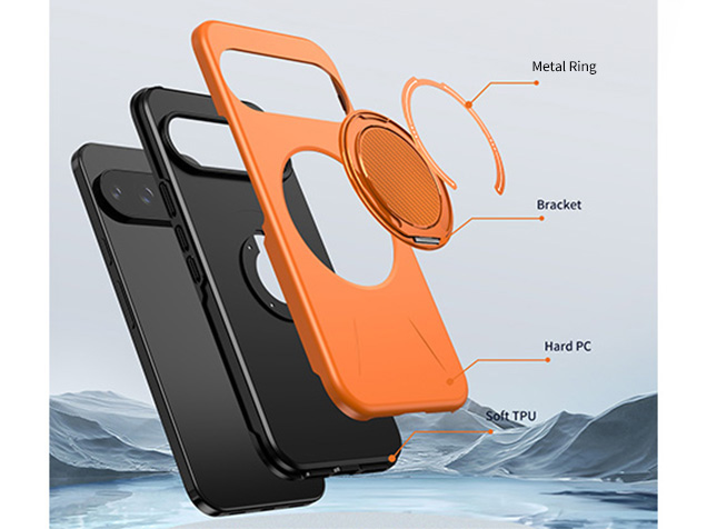 Impact Case with Ring for Google Pixel 10 Pro XL - Orange
