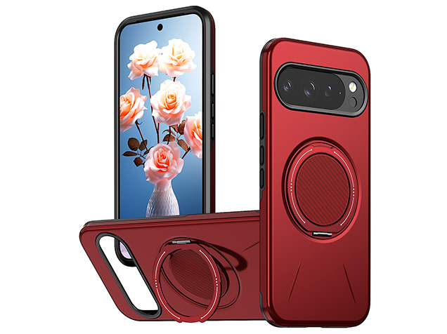 Impact Case with Ring for Google Pixel 10 Pro XL - Red Impact Case