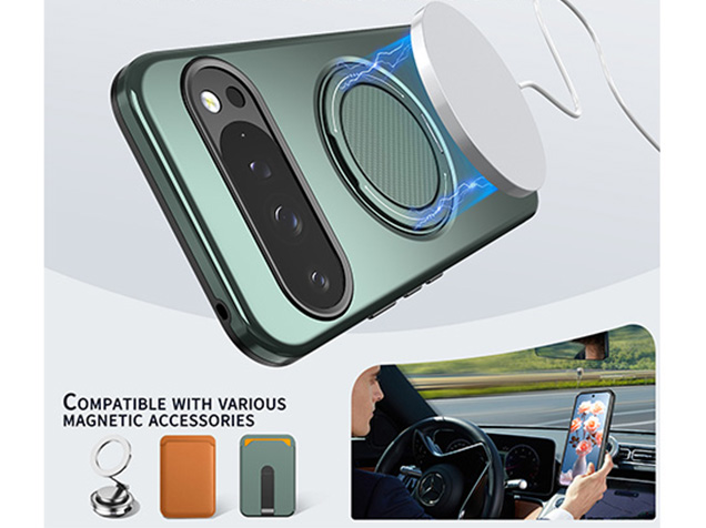 Impact Case with Ring for Google Pixel 9 Pro XL - Green