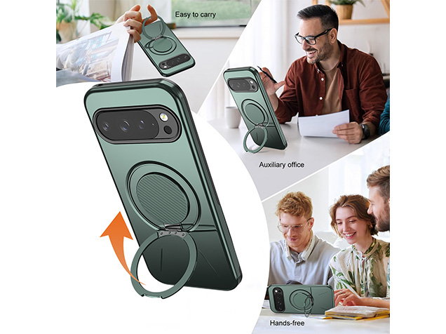 Impact Case with Ring for Google Pixel 9 Pro XL - Green