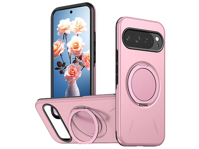 Impact Case with Ring for Google Pixel 9 Pro XL - Pink