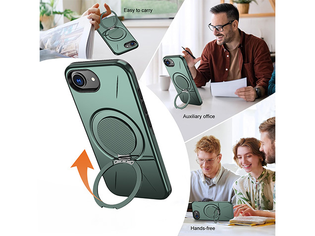 Impact Case with Ring for iPhone 17e - Green