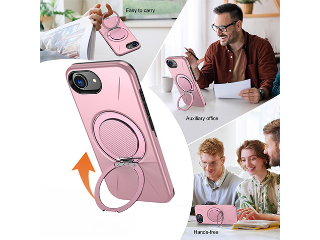 Impact Case with Ring for iPhone 17e - Pink