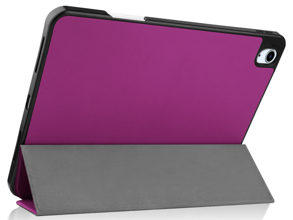 Synthetic Leather Flip Case with Stand for iPad Air 11 inch (2026) - Purple