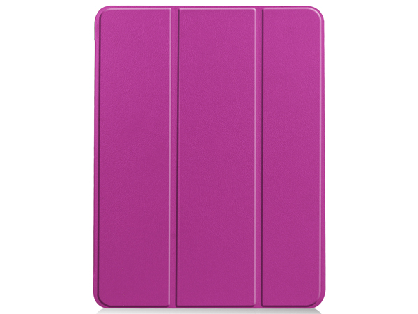 Synthetic Leather Flip Case with Stand for iPad Air 11 inch (2026) - Purple