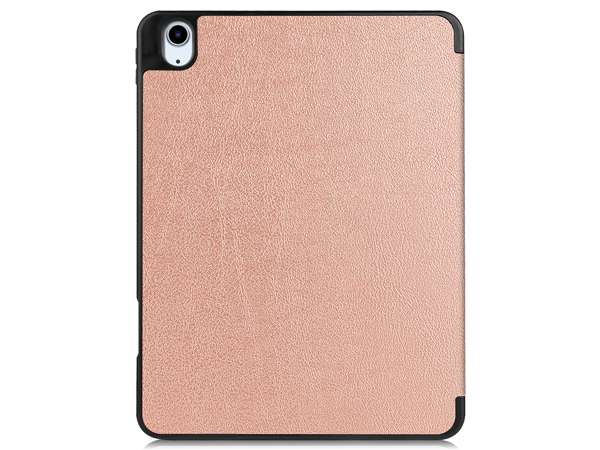 Synthetic Leather Flip Case with Stand for iPad Air 11 inch (2026) - Rose Gold
