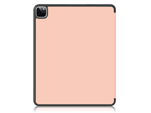 Synthetic Leather Flip Case with Stand for iPad Air 13 inch (2026) - Apricot