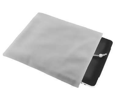 Stylish Protective Velour Sleeve - Cream