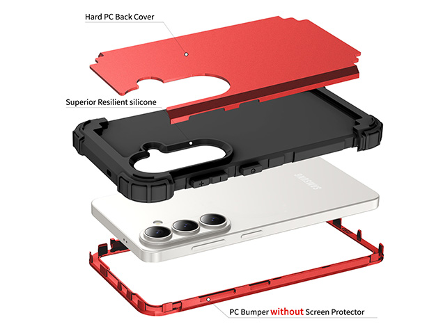 Defender Case for the Samsung Galaxy S26+ - Red