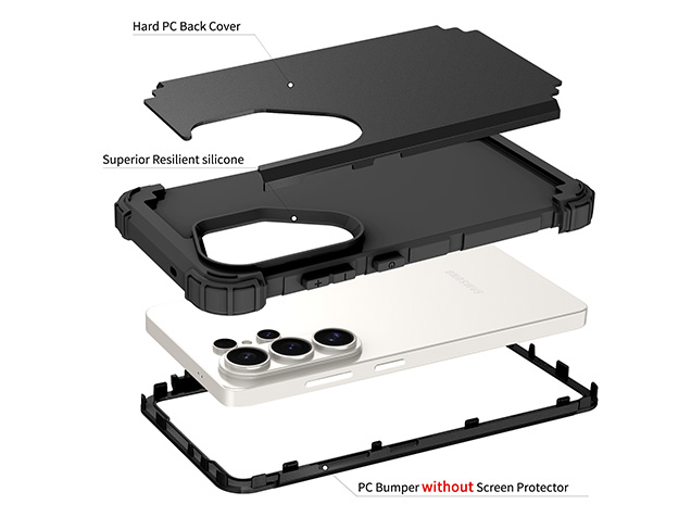 Defender Case for the Samsung Galaxy S26 Ultra - Black