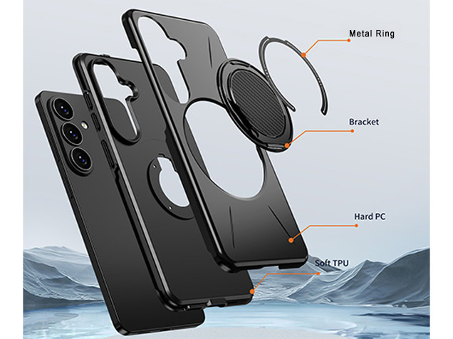 Impact Case with Ring for Samsung Galaxy S26 - Black