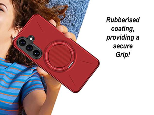 Impact Case with Ring for Samsung Galaxy S26 - Red