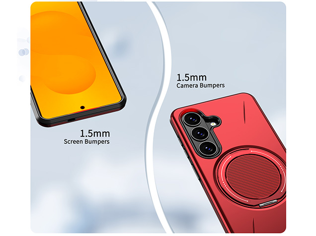 Impact Case with Ring for Samsung Galaxy S26 - Red