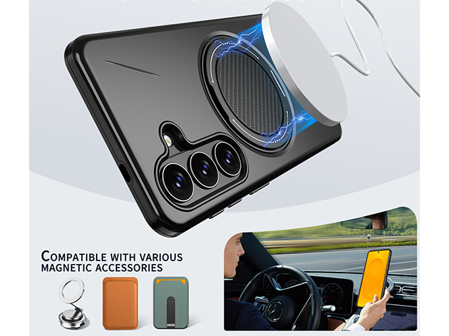 Impact Case with Ring for Samsung Galaxy S26+ - Black