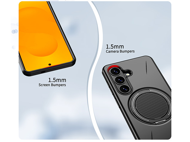 Impact Case with Ring for Samsung Galaxy S26+ - Black