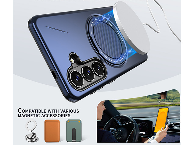 Impact Case with Ring for Samsung Galaxy S26+ - Blue