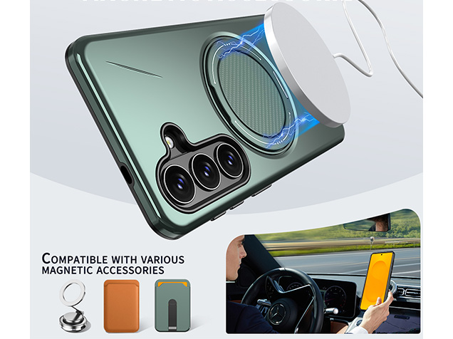 Impact Case with Ring for Samsung Galaxy S26+ - Green