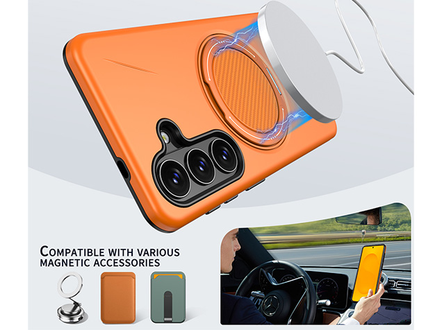 Impact Case with Ring for Samsung Galaxy S26+ - Orange