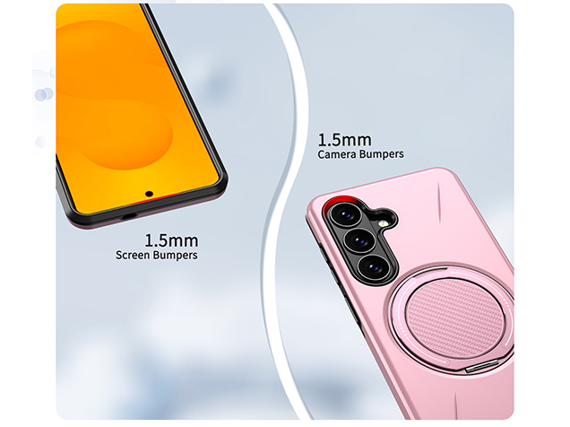 Impact Case with Ring for Samsung Galaxy S26+ - Pink