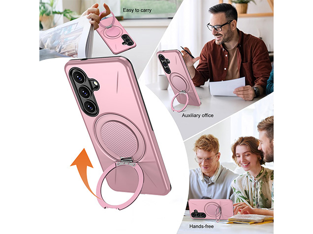 Impact Case with Ring for Samsung Galaxy S26+ - Pink