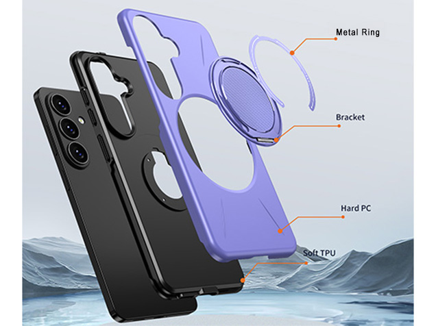 Impact Case with Ring for Samsung Galaxy S26+ - Purple