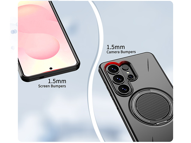 Impact Case with Ring for Samsung Galaxy S26 Ultra - Black