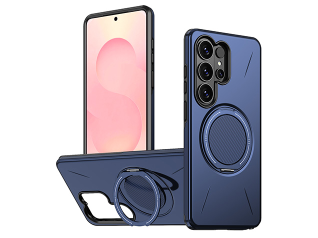 Impact Case with Ring for Samsung Galaxy S26 Ultra - Blue