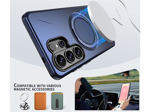 Impact Case with Ring for Samsung Galaxy S26 Ultra - Blue