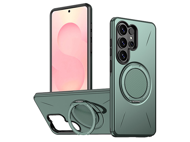 Impact Case with Ring for Samsung Galaxy S26 Ultra - Green