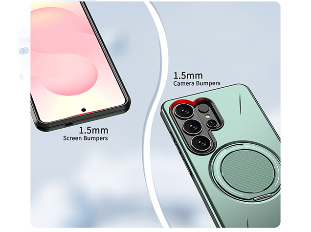 Impact Case with Ring for Samsung Galaxy S26 Ultra - Green