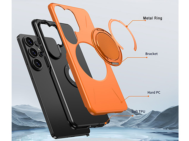 Impact Case with Ring for Samsung Galaxy S26 Ultra - Orange
