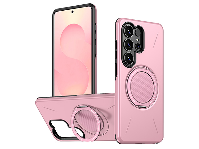 Impact Case with Ring for Samsung Galaxy S26 Ultra - Pink
