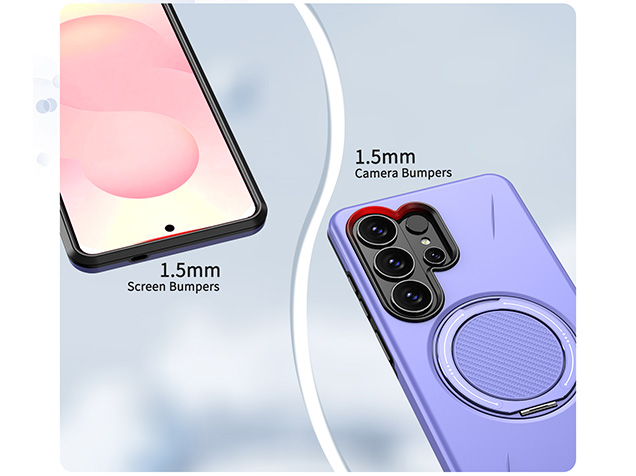 Impact Case with Ring for Samsung Galaxy S26 Ultra - Purple