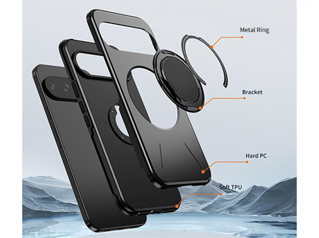 Impact Case with Ring for Google Pixel 10 - Black